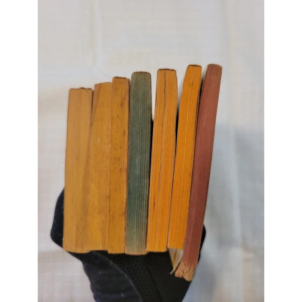 Vintage 1960s Sports Paperback Book Lot Football Stars‎ Baseball Hockey 7 Books